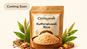 Kuthiraivaali pouch and bowl of grains