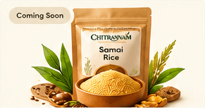 Samai pouch and bowl of grains